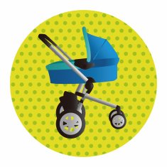 Baby carriages theme elements N47