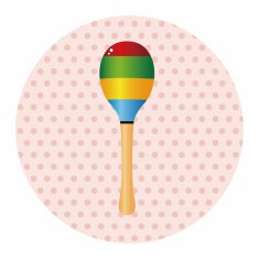 baby toy rattle theme elements N21
