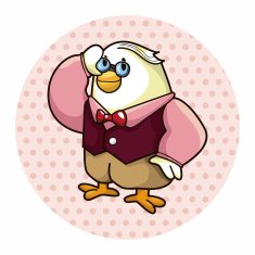 animal worker cartoon theme elements N38