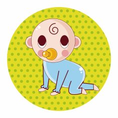 person character baby theme elements N33