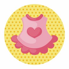 Baby clothes theme elements N48