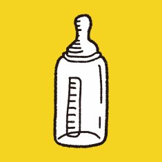 Doodle Feeding bottle N7