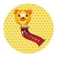 playground welcome ballon theme elements vector eps N6