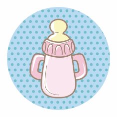Feeding bottle theme elements N36