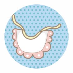 Baby bib theme elements N30