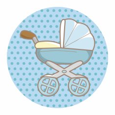 Baby carriages theme elements N51