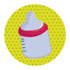 Feeding bottle theme elements N37