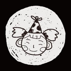 doodle birthday girl N9