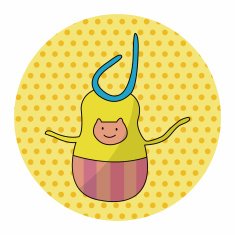 Baby bib theme elements N31