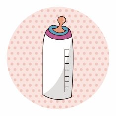 Feeding bottle theme elements N38