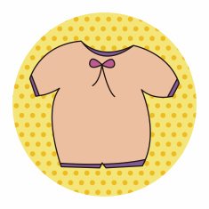 Baby clothes theme elements N50