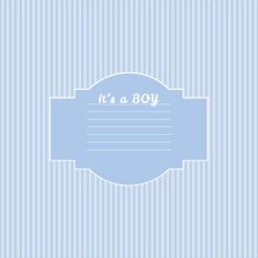 Baby boy shower card N4
