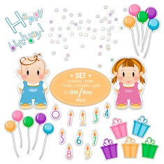Baby kit for the holiday Birthday boy or girl
