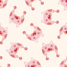 baby hat seamless pattern