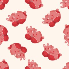 Baby clothes seamless pattern N2