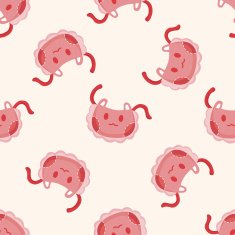 Baby bib seamless pattern N2