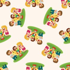 Family Seamless Pattern N4