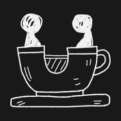 coffee cup play park doodle N4