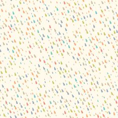Seamless hipster raindrops pattern EPS 10