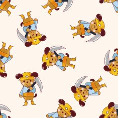 animal worker cartoon sticker icon N3