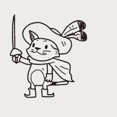 Puss In Boots doodle N2