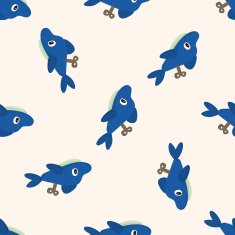 baby toy cartoon seamless pattern background N2