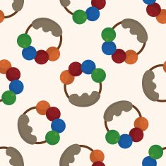baby toy cartoon seamless pattern background N4