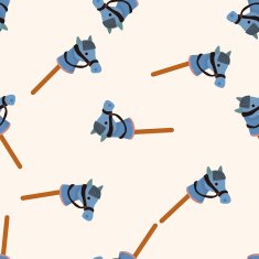 baby toy cartoon seamless pattern background N9