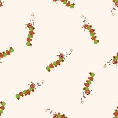baby toy cartoon seamless pattern background N13