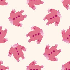 Baby clothes cartoon seamless pattern background N6