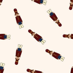 Toy Soldiers cartoon seamless pattern background