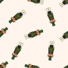 Toy Soldiers cartoon seamless pattern background N2