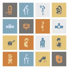 Happy Mothers Day Icons N373