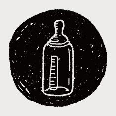 Doodle Feeding bottle N10