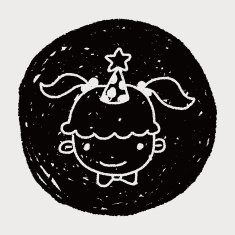 doodle birthday girl N12