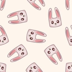 baby toy cartoon seamless pattern background N21