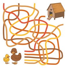 Maze game (ducks and home)