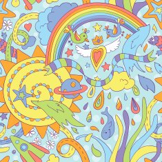 Fantasy world pattern
