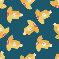 baby onesie flat icon eps10 seamless pattern background
