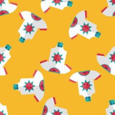 baby onesie flat icon eps10 seamless pattern background N2