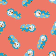 baby flat icon eps10 seamless pattern background N8