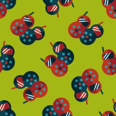walkie flat icon eps10 seamless pattern background N4