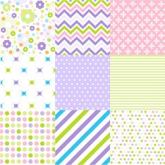 seamless floral patterns with fabric texture