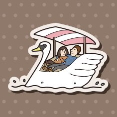 Swan Boats theme elements N3