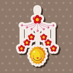 baby hanging theme elements N18