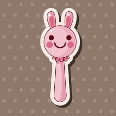 baby toy rattle theme elements N23