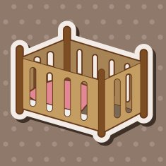 baby bed theme elements N10