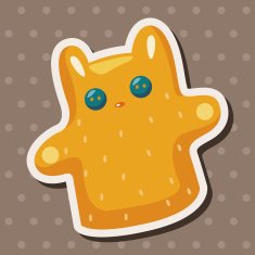 baby toy hand puppet theme elements N4
