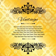 vintage background vector2