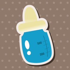 Feeding bottle theme elements N45